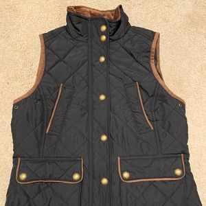 Ralph Lauren black quilted vest